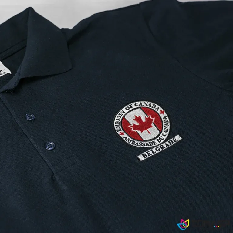 polo majica sa vezom logoa ambasada kanade